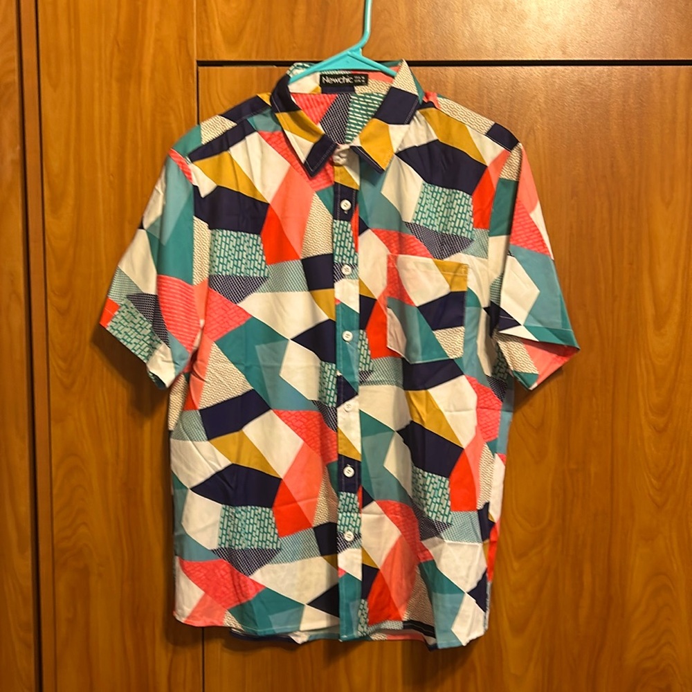 Men’s short sleeve button down